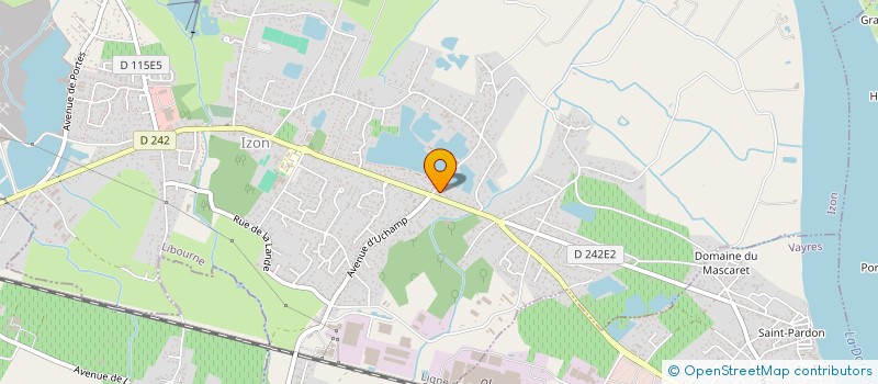 localisation de l'entreprise MADAME CHRISTINE VINCHE  IZON