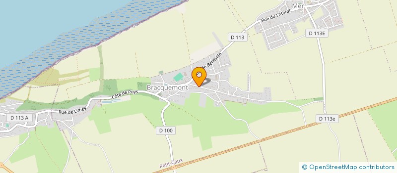 localisation de l'entreprise MADAME CHRISTINE VIVIER  PETIT-CAUX