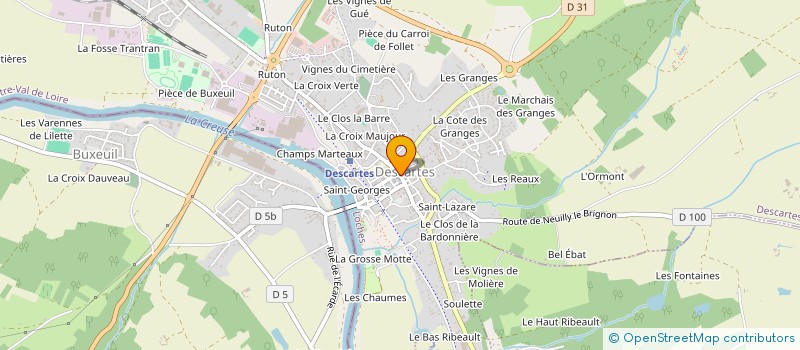 localisation de l'entreprise MADAME CHRISTINE VOLLARD  MARCE-SUR-ESVES