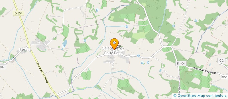 localisation de l'entreprise MADAME CHRISTINE VORON  SAINT-ORENS-POUY-PETIT