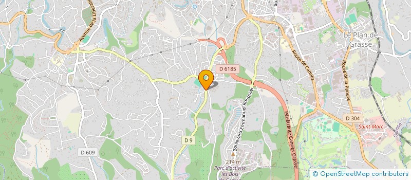 localisation de l'entreprise MADAME CHRISTINE WAINRIB  GRASSE