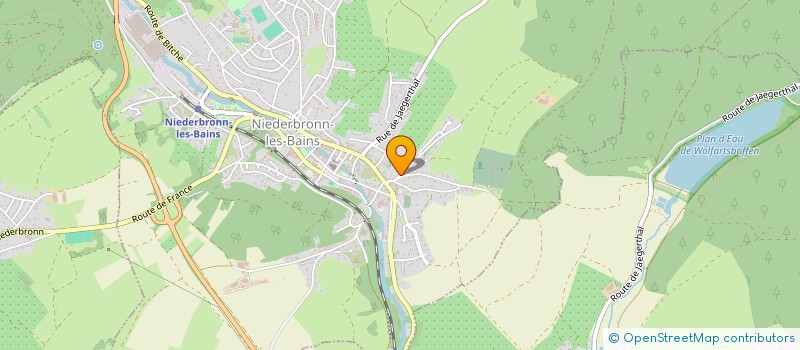 localisation de l'entreprise MADAME CHRISTINE WANDHAMMER  GUMBRECHTSHOFFEN