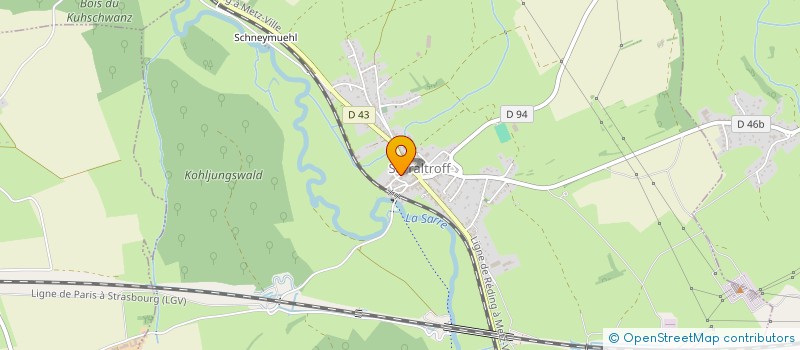 localisation de l'entreprise MADAME CHRISTINE WEINACKER  SARRALTROFF