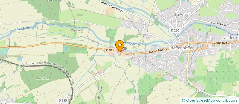 localisation de l'entreprise MADAME CHRISTINE WEISS  VAL-DE-MODER