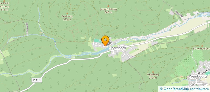 localisation de l'entreprise MADAME CHRISTINE WETHLI  SPARSBACH