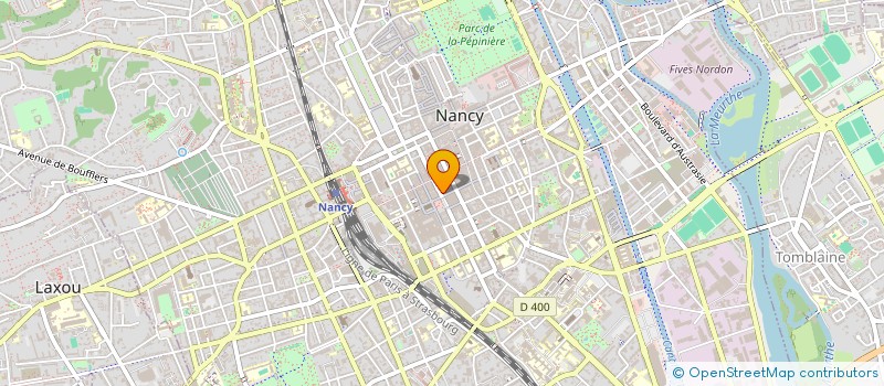 localisation de l'entreprise MADAME CHRISTINE WETZ  NANCY