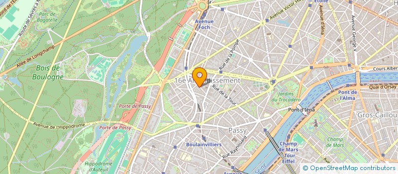 localisation de l'entreprise MADAME CHRISTINE WHITE  PARIS