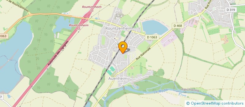 localisation de l'entreprise MADAME CHRISTINE WIDEMANN  ROUNTZENHEIM-AUENHEIM