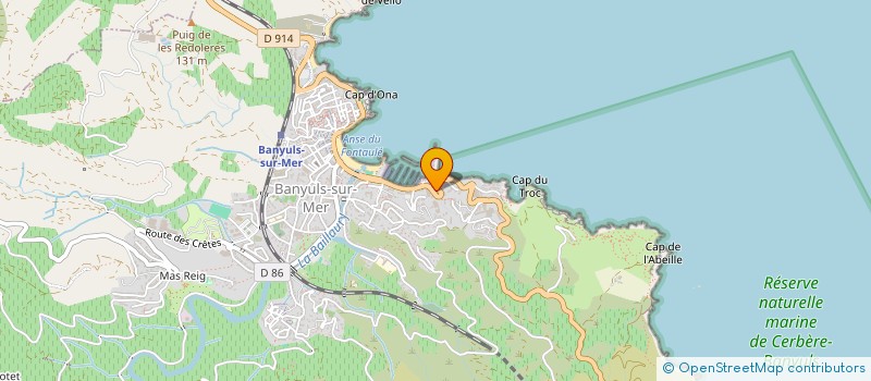 localisation de l'entreprise MADAME CHRISTINE WIECZORECK  BANYULS-SUR-MER