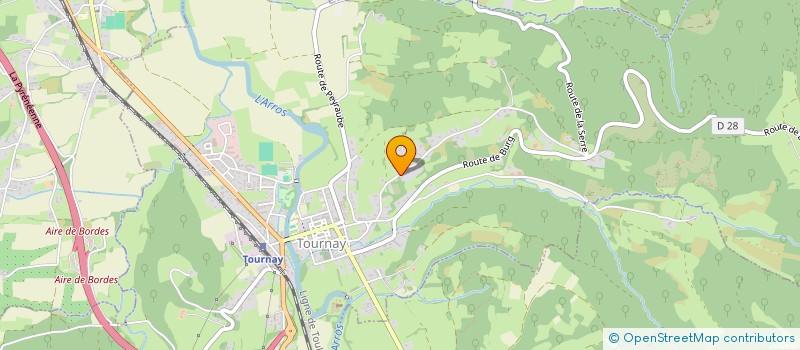 localisation de l'entreprise MADAME CHRISTINE WISSOCQ  TOURNAY