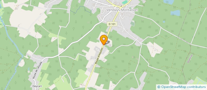 localisation de l'entreprise MADAME CHRISTINE WURTZ  VENDAYS-MONTALIVET