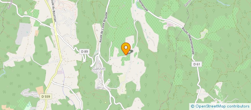 localisation de l'entreprise MADAME CHRISTINE YVONNE LEDUC  GASSIN