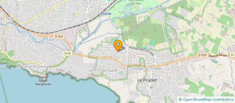 localisation de l'entreprise MADAME CHRISTINE ZAFIROPOULOS à LE PRADET