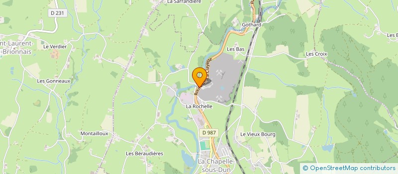 localisation de l'entreprise MADAME CHRISTINE ZANETTI  LA CHAPELLE-SOUS-DUN