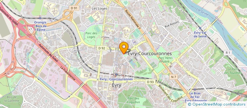localisation de l'entreprise MADAME CHRISTINE ZEARO à EVRY-COURCOURONNES