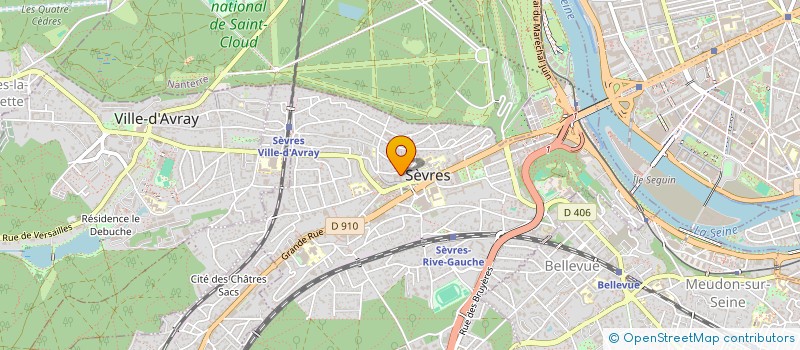localisation de l'entreprise MADAME CHRISTINE ZEPPENFELD à SEVRES