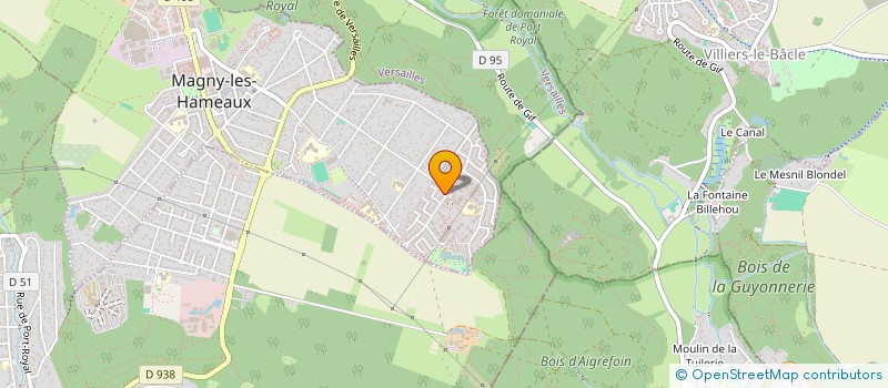 localisation de l'entreprise MADAME CHRISTINE ZUO  MAGNY-LES-HAMEAUX