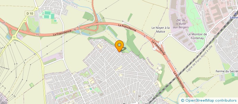 localisation de l'entreprise MADAME CHRISTINHA JACOB SELVARATHINAM  GOUSSAINVILLE