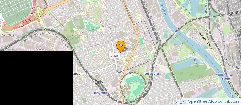 localisation de l'entreprise MADAME CHRISTMINA BELIA  ORLY