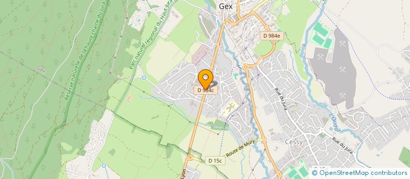 localisation de l'entreprise MADAME CHRISTOBELLE AFANG NGUEMA  GEX