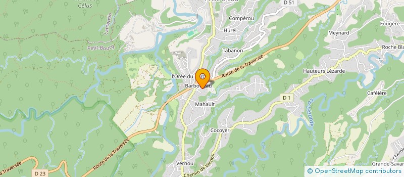 localisation de l'entreprise MADAME CHRISTOPHE GEROMEGNACE  PETIT-BOURG