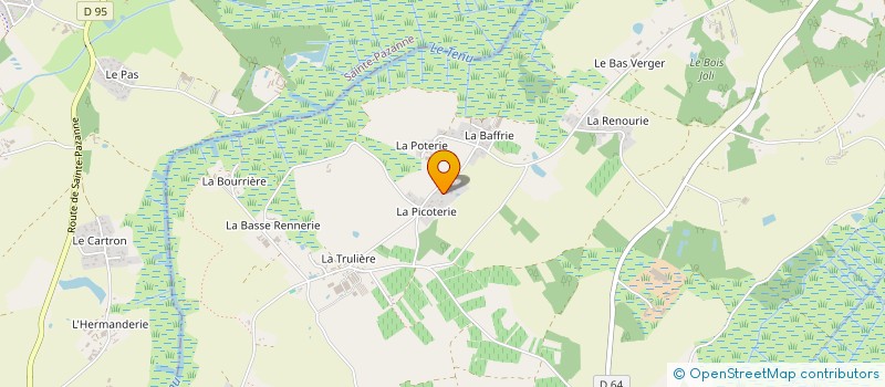 localisation de l'entreprise MADAME CHRISTOPHE LODZIAK à SAINT-MARS-DE-COUTAIS