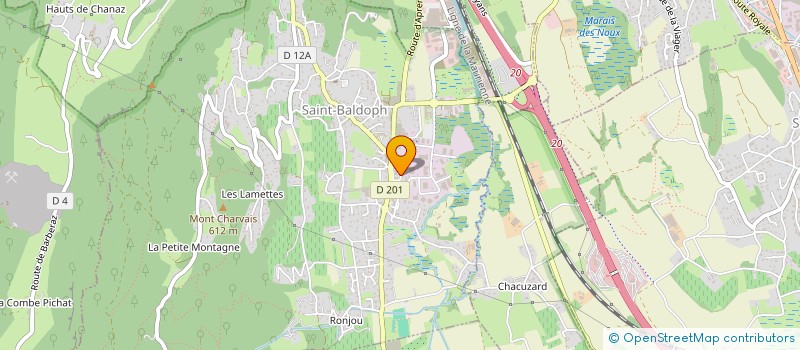 localisation de l'entreprise MADAME CHRISTOPHE MARINI  SAINT-BALDOPH