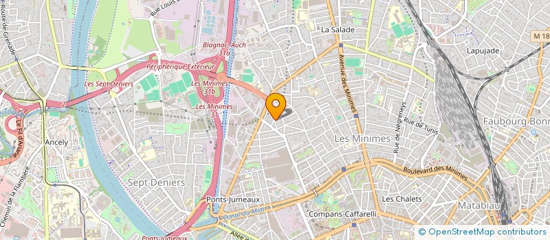 localisation de l'entreprise MADAME CHRISTOPHE TOMCZAK à TOULOUSE