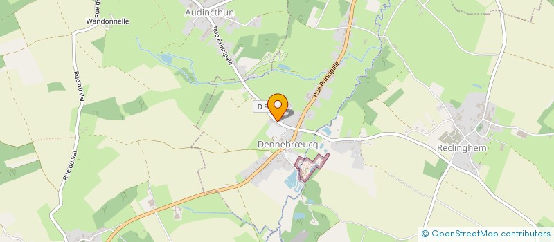 localisation de l'entreprise MADAME CHRISTY CRETON  DENNEBRUCQ