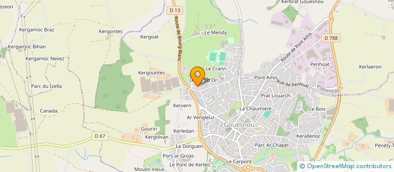 localisation de l'entreprise MADAME CHRISTY DESTREMAU à GOUESNOU