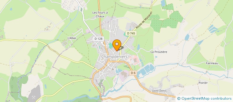 localisation de l'entreprise MADAME CHRISTYLA LIEVENS  CHAMPDENIERS