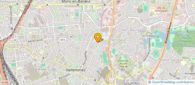 localisation de l'entreprise MADAME CHRITELLE BENONI  LILLE