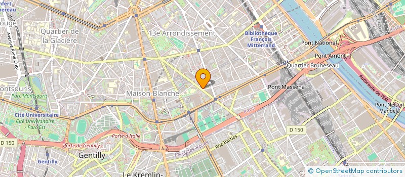 localisation de l'entreprise MADAME CHRITIANE DAWID  PARIS