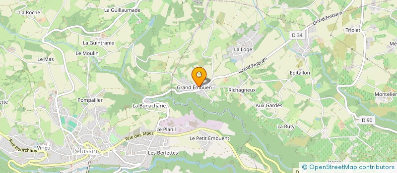 localisation de l'entreprise MADAME CHRITIANE VERGNON à CHAVANAY