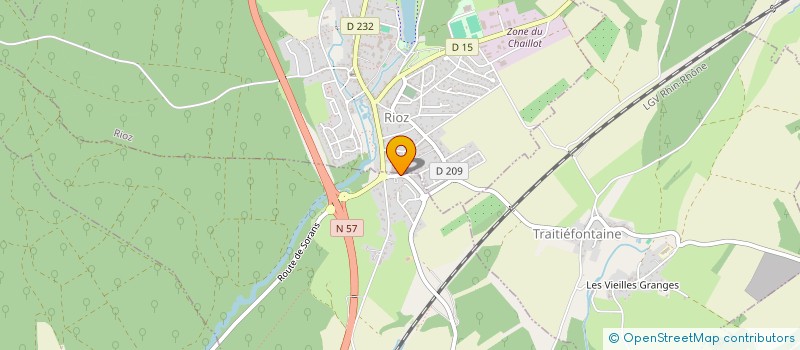 localisation de l'entreprise MADAME CHRSITINE DUCOULOUX  RIOZ