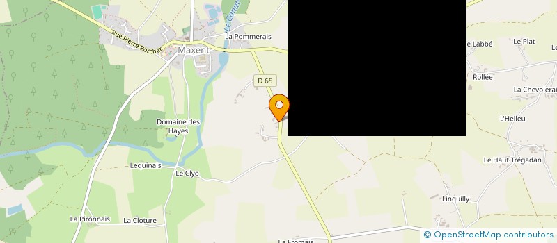 localisation de l'entreprise MADAME CHRYS CHAUVEY  MAXENT