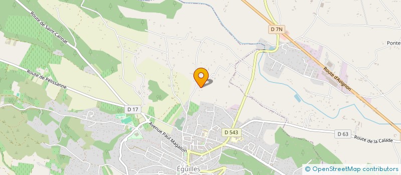 localisation de l'entreprise MADAME CHRYSTAL DAHAN  EGUILLES