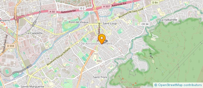 localisation de l'entreprise MADAME CHRYSTAL DONZEL à MARSEILLE