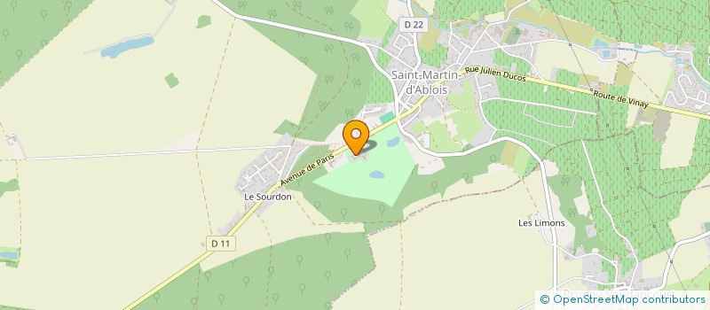 localisation de l'entreprise MADAME CHRYSTAL GAERTNER  SAINT-MARTIN-D'ABLOIS