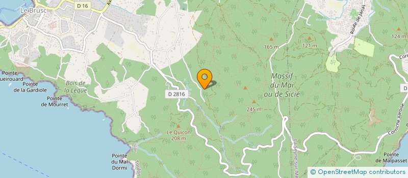 localisation de l'entreprise MADAME CHRYSTEL ANDREANI à SIX-FOURS-LES-PLAGES