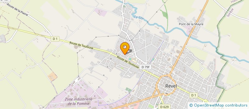 localisation de l'entreprise MADAME CHRYSTEL BEZIAT  REVEL