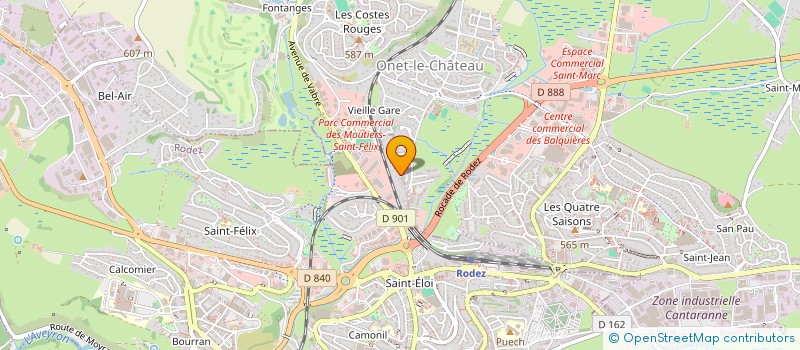 localisation de l'entreprise MADAME CHRYSTEL BOUDES  RODEZ