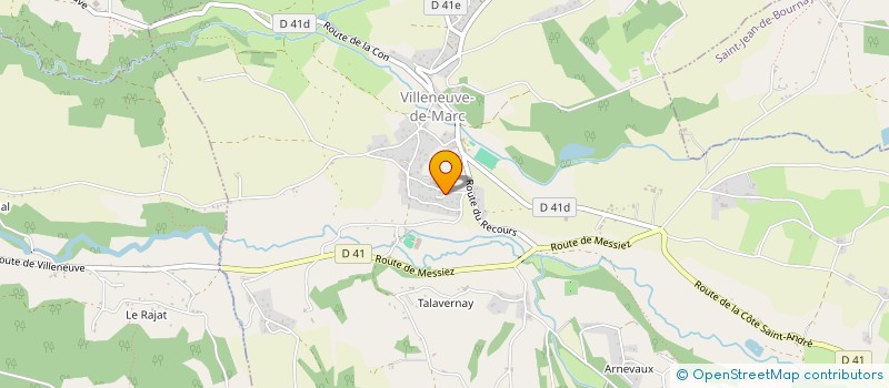 localisation de l'entreprise MADAME CHRYSTEL CESANA  VILLENEUVE-DE-MARC