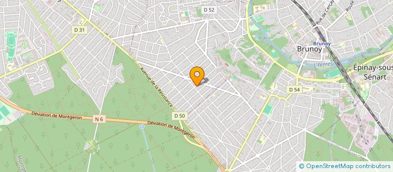 localisation de l'entreprise MADAME CHRYSTEL CHIGNARD  YERRES