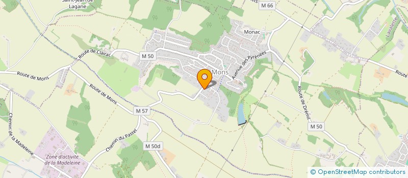 localisation de l'entreprise MADAME CHRYSTEL COSTES  BALMA