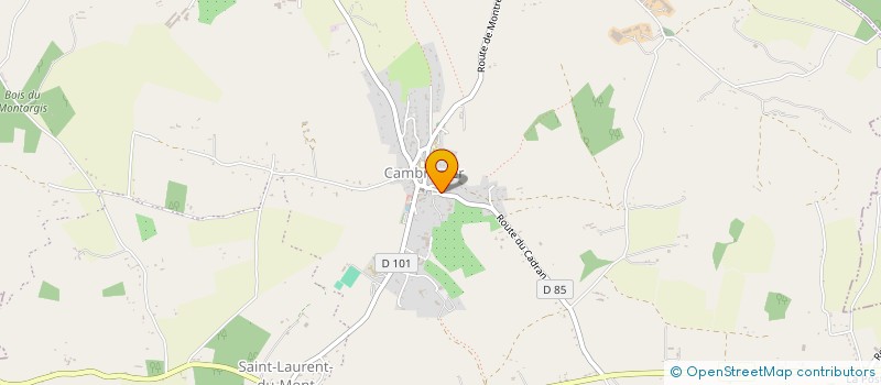 localisation de l'entreprise MADAME CHRYSTEL DELPEX  CAMBREMER