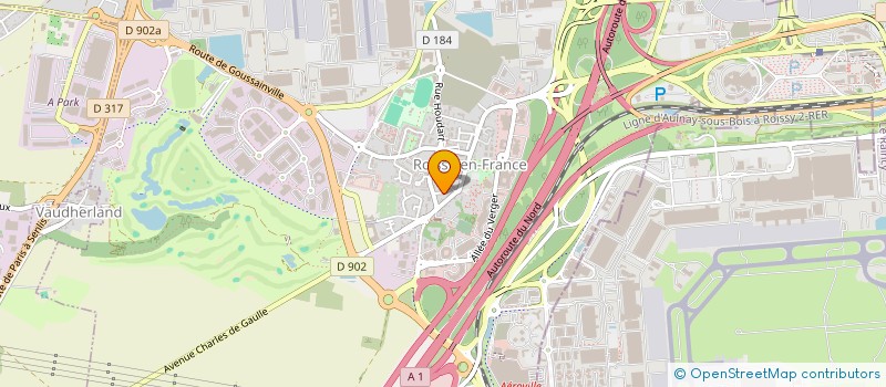 localisation de l'entreprise MADAME CHRYSTEL DENEUX  ROISSY-EN-FRANCE