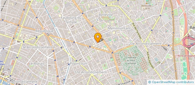 localisation de l'entreprise MADAME CHRYSTEL GROSSO  PARIS 11