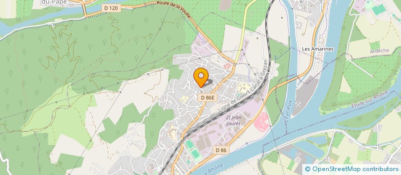 localisation de l'entreprise MADAME CHRYSTEL HAILLET DE LONGPRE  LA VOULTE-SUR-RHONE