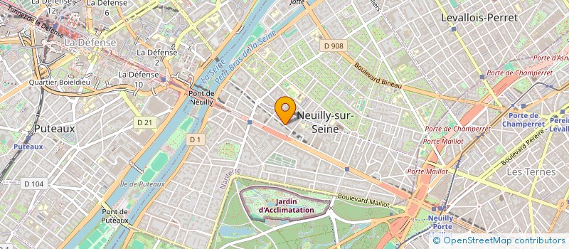 localisation de l'entreprise MADAME CHRYSTEL LAMBERT-MAINGUENE à NEUILLY-SUR-SEINE